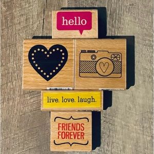 “Best Friend” rubber stamp lot!!